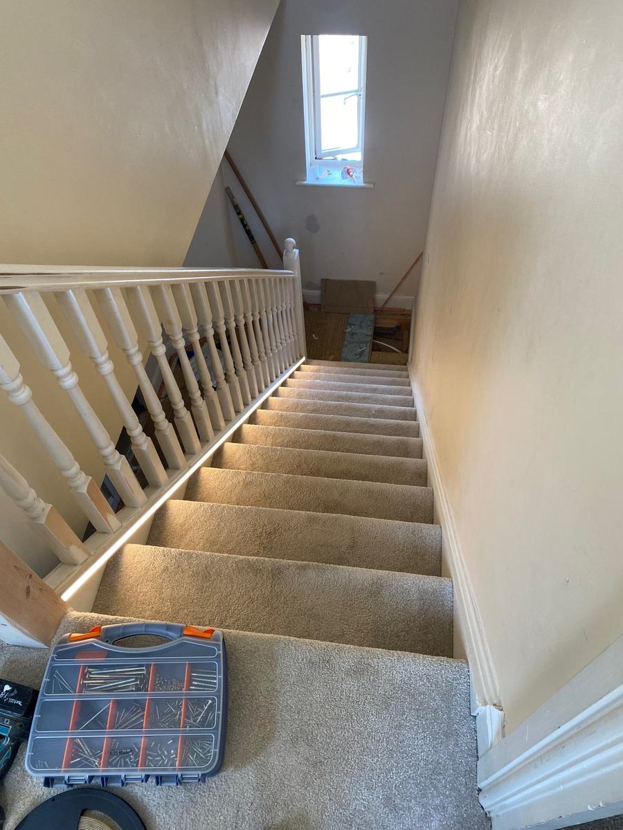 Lightwave smart lighting strip installation